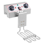 Friggitrice profonda a vasca singola con rubinetto in acciaio inossidabile da 8,5 QT, 1700 W max, con maniglia grande