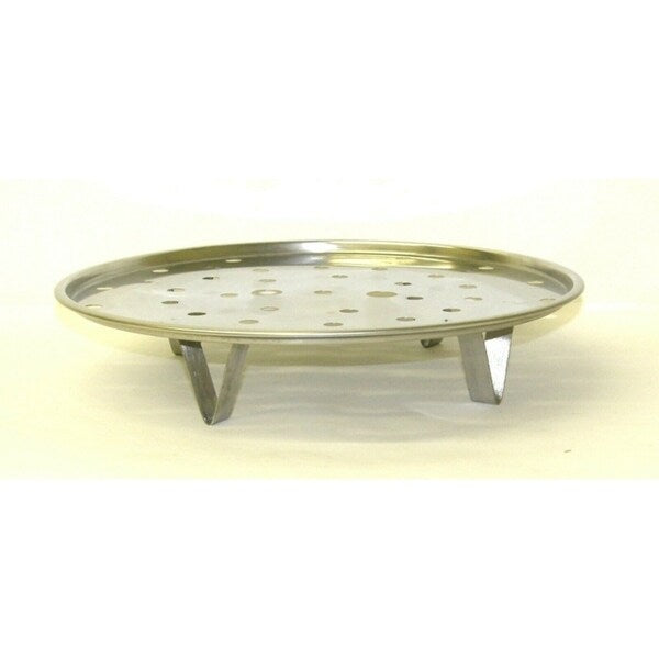 Pentola per brodo in acciaio inossidabile resistente da 80 QT con griglia per cottura a vapore