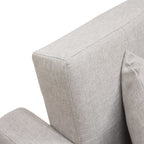 Divano letto reversibile e chaise longue da 82'' di larghezza