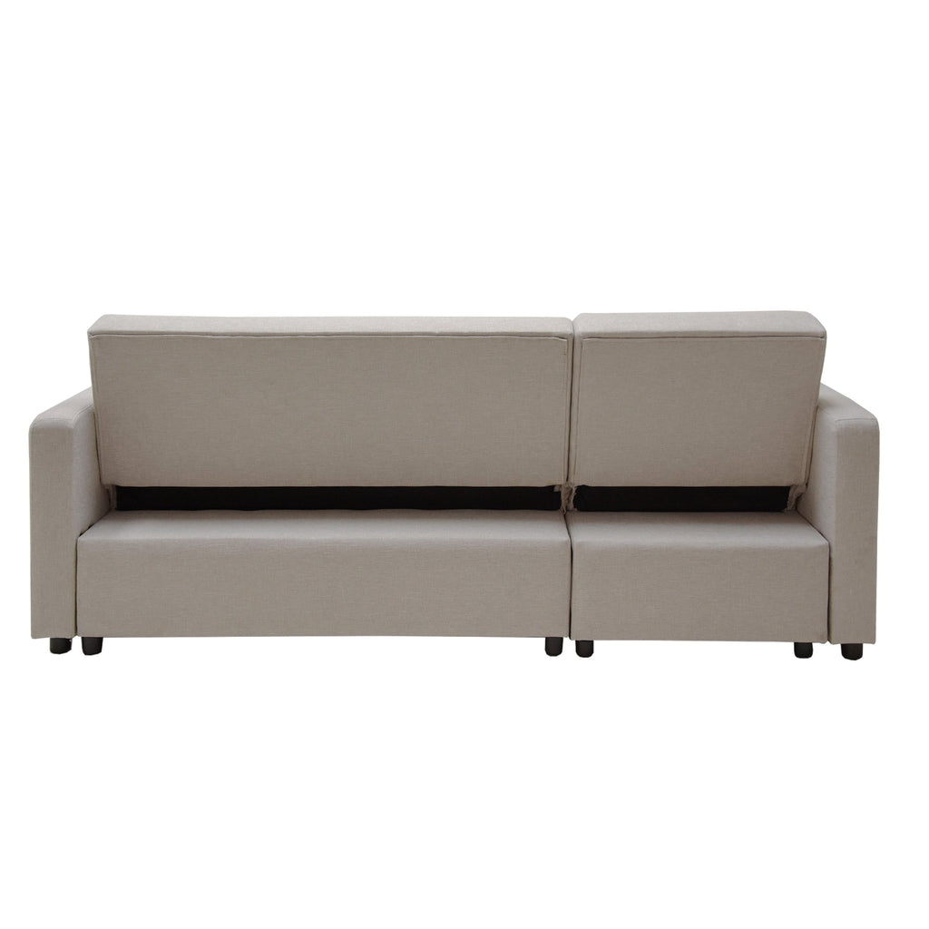 Divano letto reversibile e chaise longue da 82'' di larghezza
