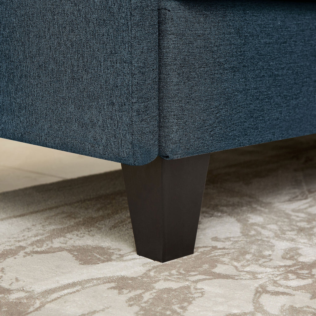 Divano componibile a L da 86,22 pollici con tasche portaoggetti laterali