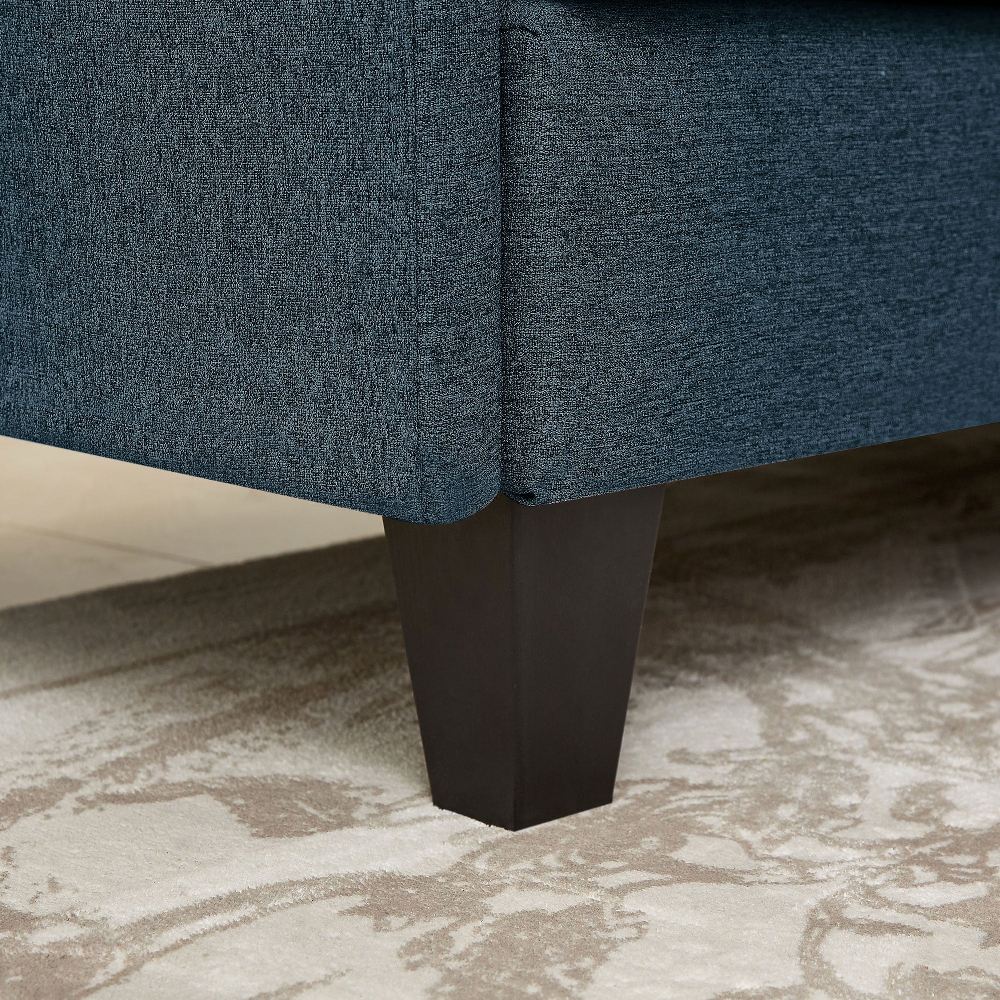 Divano componibile a L da 86,22 pollici con tasche portaoggetti laterali