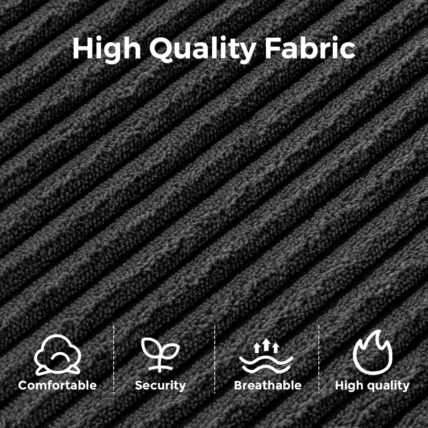 Divano letto pieghevole in velluto a coste, singolo