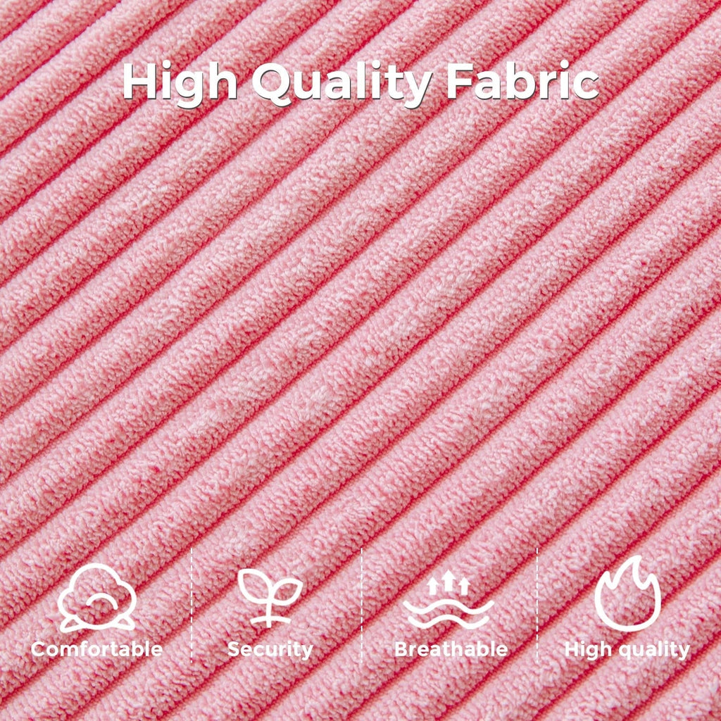 Divano letto pieghevole in velluto a coste, singolo