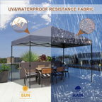 ABCCANOPY Tenda a baldacchino pieghevole facile e resistente Tenda a baldacchino per esterni