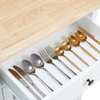 Carrello per microonde con isola da cucina mobile AVAWING 42