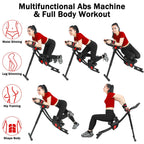 Ab Machine Pieghevole Core Addominali Esercizio Trainer Home Gym Fitness