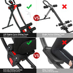 Ab Machine Pieghevole Core Addominali Esercizio Trainer Home Gym Fitness