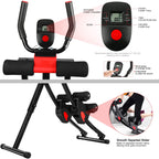 Ab Machine Pieghevole Core Addominali Esercizio Trainer Home Gym Fitness