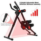 Ab Machine Pieghevole Core Addominali Esercizio Trainer Home Gym Fitness
