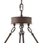 Lampadario a ruota di carro Acroma Farmhouse da 12 luci, 40 pollici, con UL - 40'' P x 138'' H