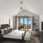 Lampadario a ruota di carro Acroma Farmhouse da 12 luci, 40 pollici, con UL - 40'' P x 138'' H