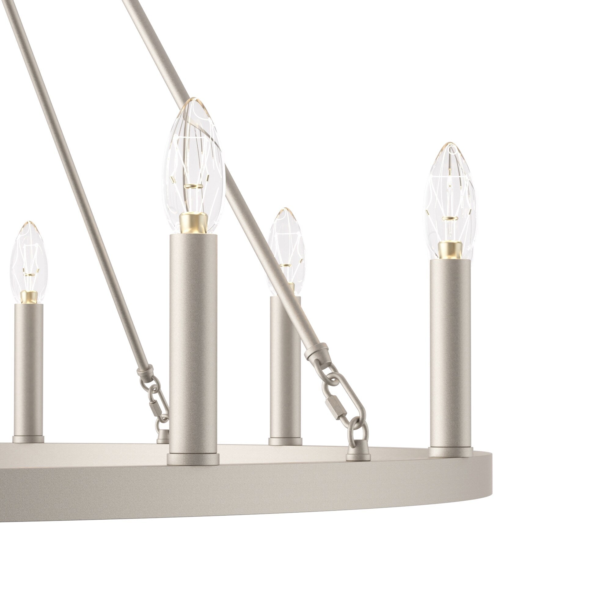 Lampadario a ruota di carro Acroma Farmhouse da 12 luci, 40 pollici, con UL - 40'' P x 138'' H