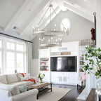 Lampadario Acroma da 20 luci moderno stile fattoria da 40 pollici a forma di ruota di carro con UL