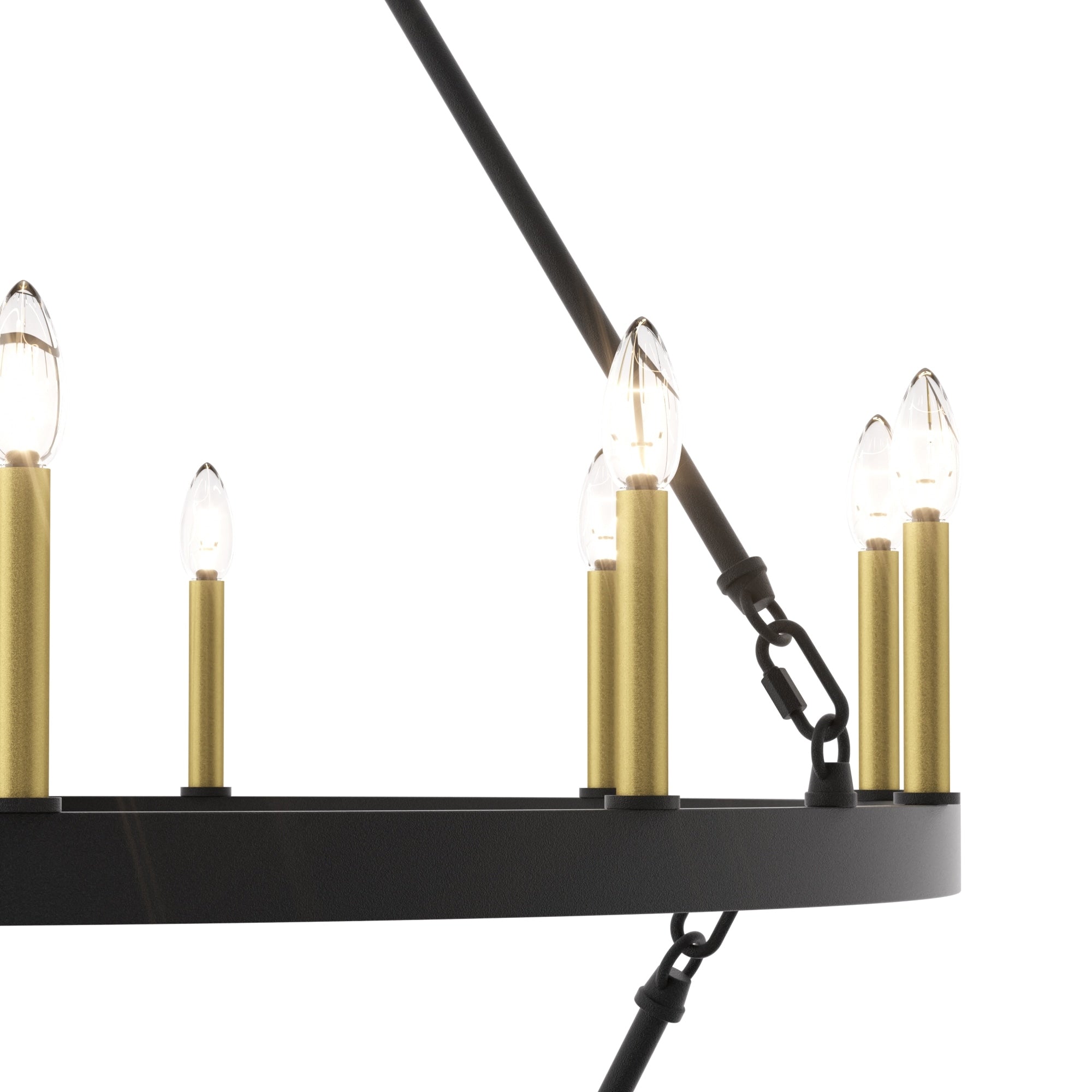 Lampadario Acroma da 20 luci moderno stile fattoria da 40 pollici a forma di ruota di carro con UL