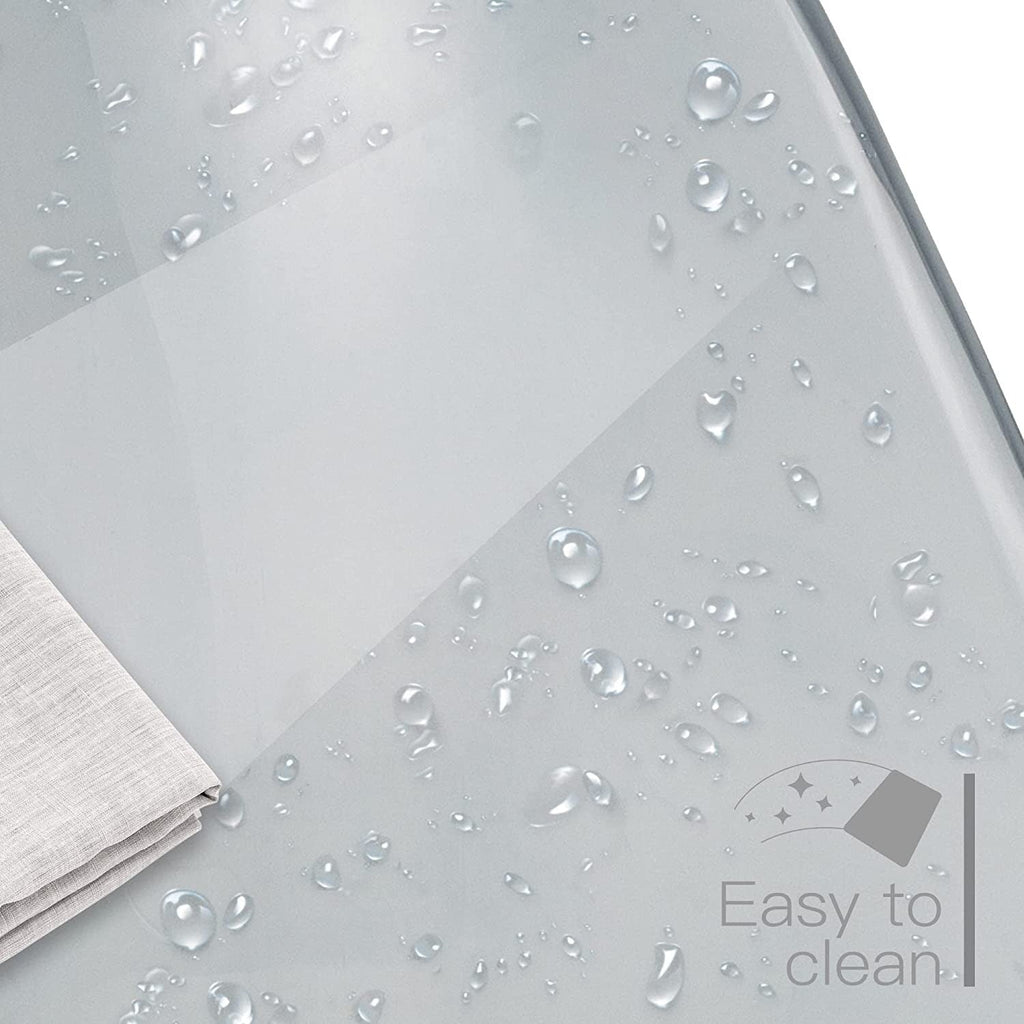 Sedia girevole in acrilico con altezza regolabile, senza braccioli, per ufficio domestico