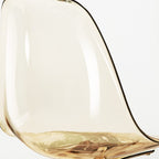 Sedia girevole in acrilico con altezza regolabile, senza braccioli, per ufficio domestico