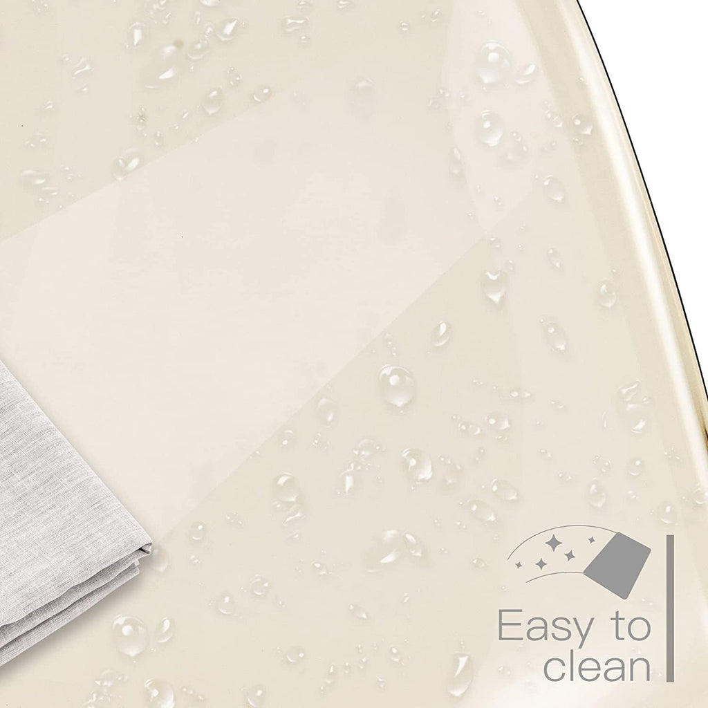 Sedia girevole in acrilico con altezza regolabile, senza braccioli, per ufficio domestico