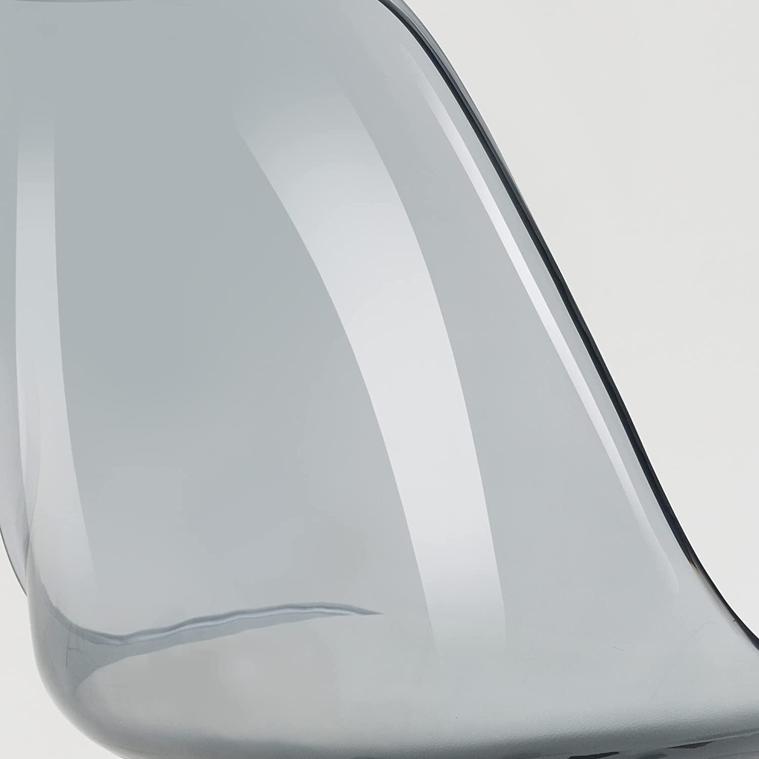 Sedia girevole in acrilico con altezza regolabile, senza braccioli, per ufficio domestico