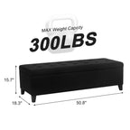 Panca contenitore in similpelle Adeco 50