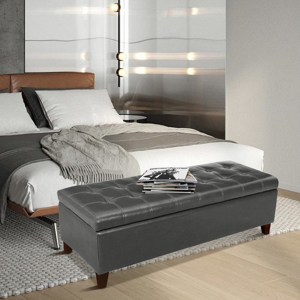 Panca contenitore in similpelle Adeco 50