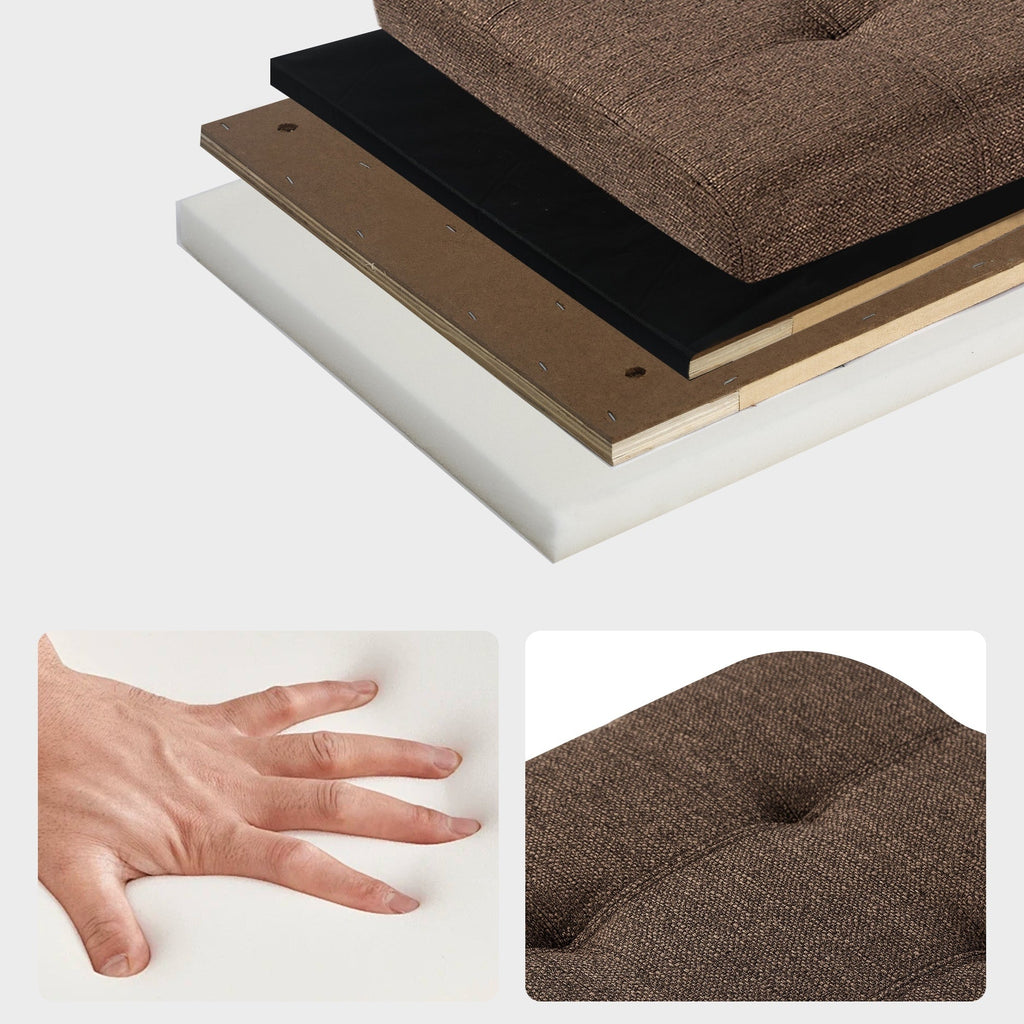 Panca contenitore in similpelle Adeco 50