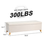 Panca contenitore in similpelle Adeco 50