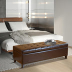 Panca contenitore in similpelle Adeco 50