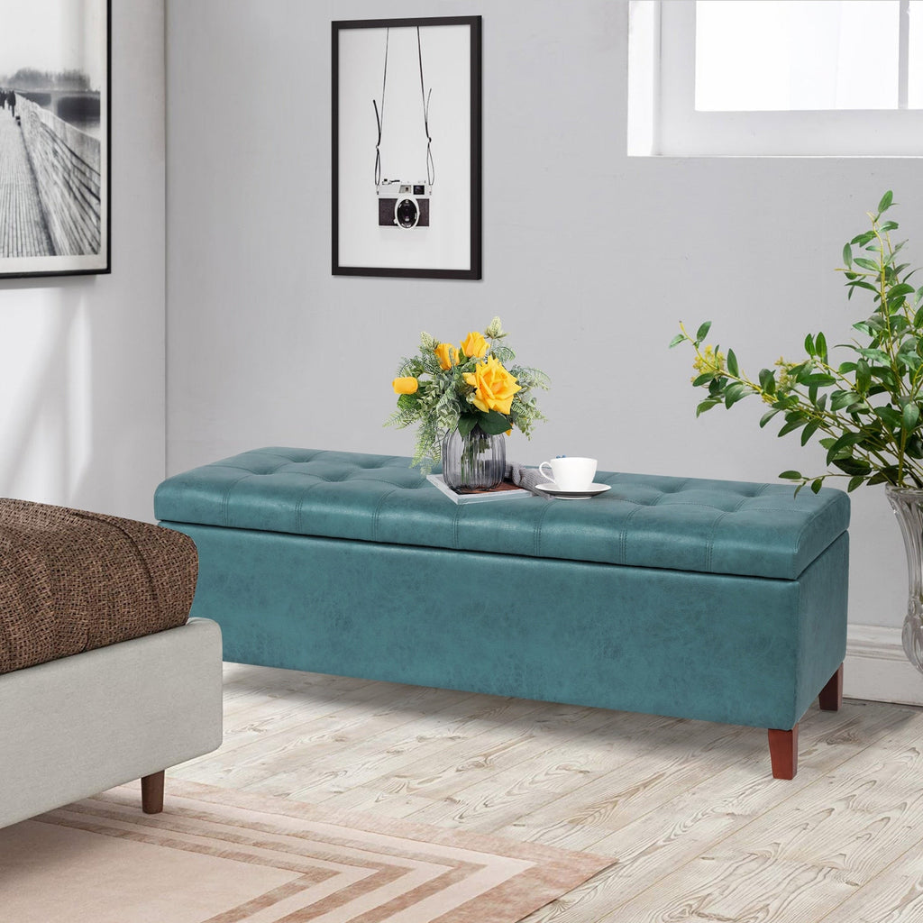 Panca contenitore in similpelle Adeco 50