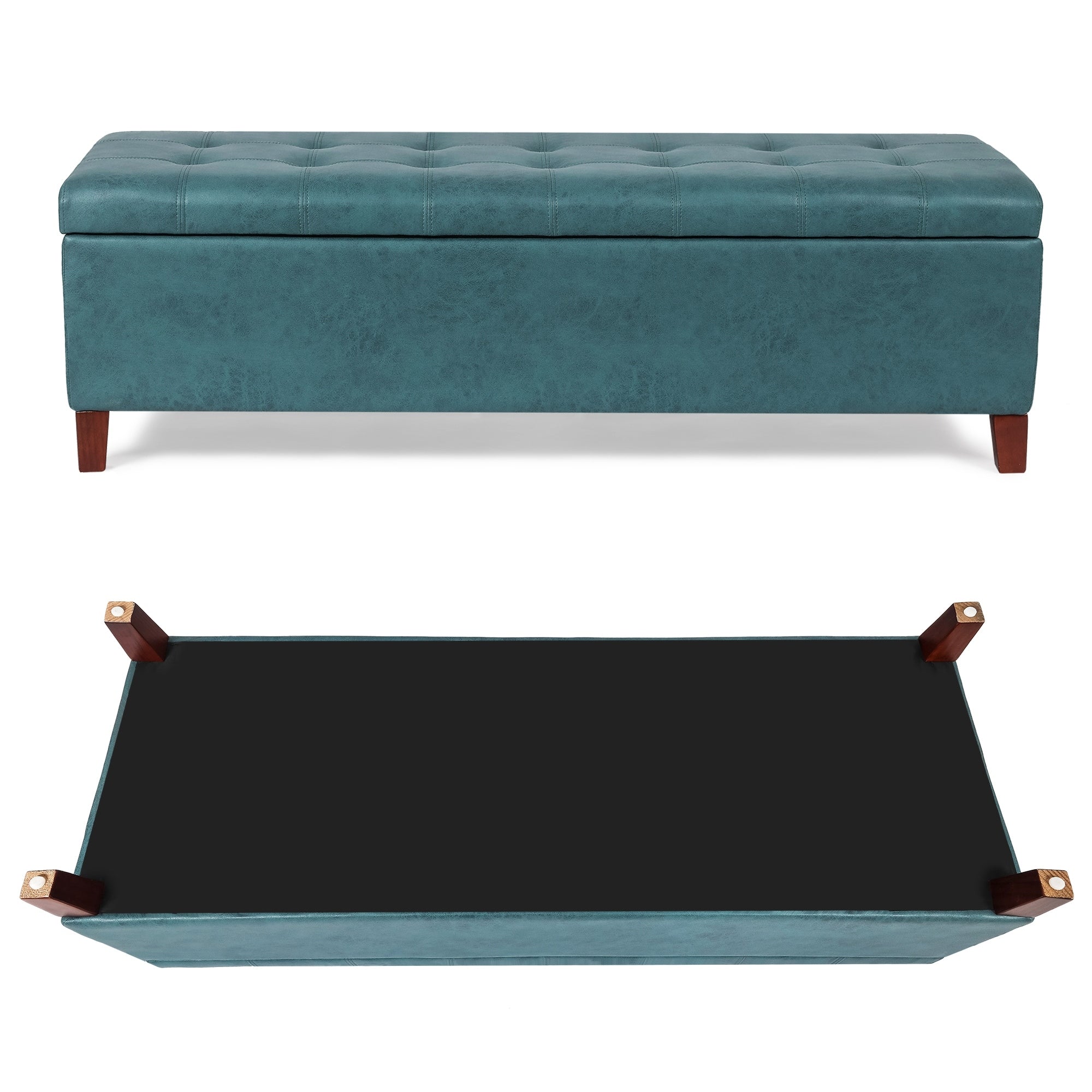 Panca contenitore in similpelle Adeco 50