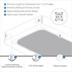 Set di lenzuola Aireolux in cotone egiziano di lusso, ultra morbido e setoso, 1000 fili