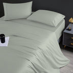 Set di lenzuola Aireolux in cotone egiziano di lusso, ultra morbido e setoso, 1000 fili