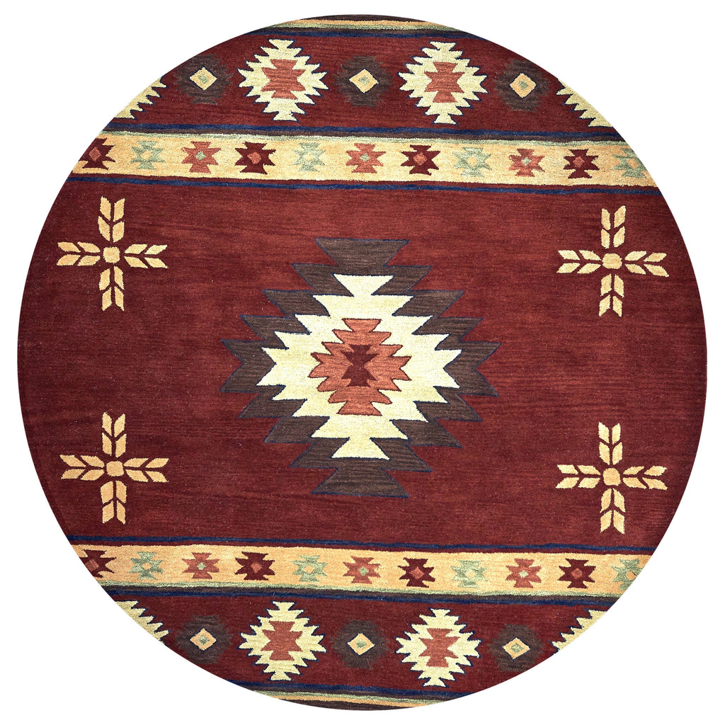 Tappeto in lana annodato a mano Alora Decor Ryder Southwestern