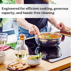 Alva Maestro Teglia in acciaio inox a 5 strati - 1,6 Qt. Non tossica