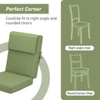 Set di 4 cuscini per sedia con schienale alto Aoodor Patio, 46x21x4 pollici (solo cuscini)