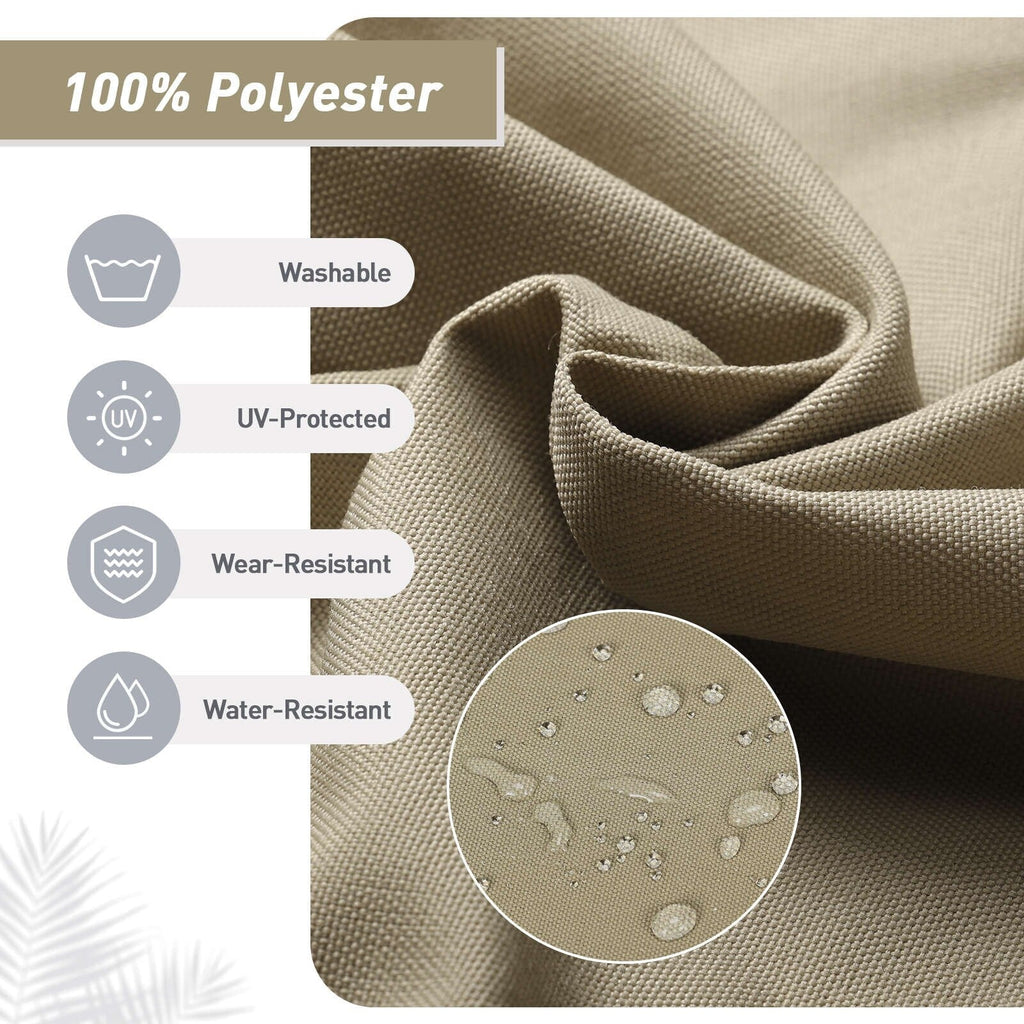 Set di 4 cuscini per sedia con schienale alto Aoodor Patio, 46x21x4 pollici (solo cuscini)