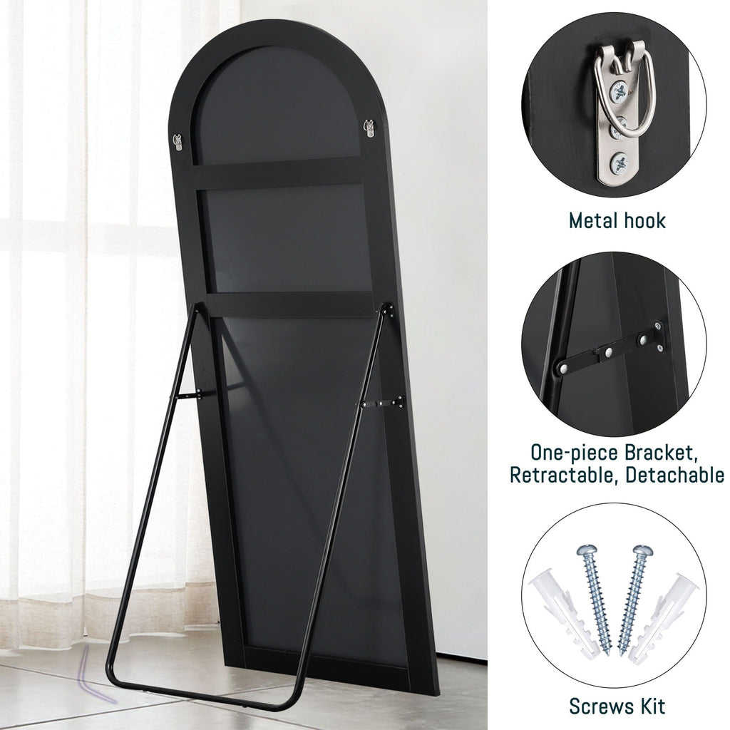 Specchio ad arco moderno a figura intera