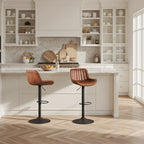 Sgabello da bar girevole regolabile in altezza Art Leon, set da 2