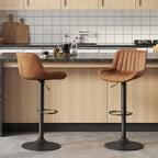 Sgabello da bar girevole regolabile in altezza Art Leon, set da 2