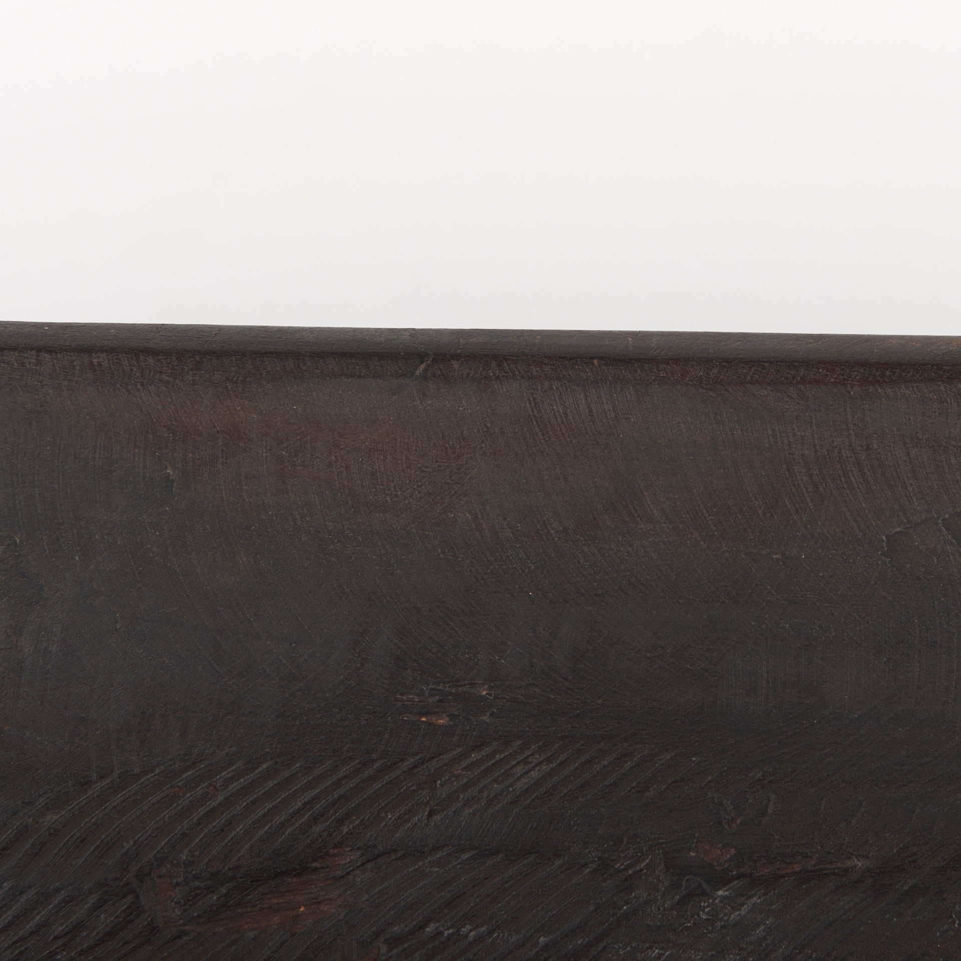 Ciotola Athena Extra Large Oblong in legno di recupero nero-marrone - 26,0 L x 10,0 W x 7,0 H