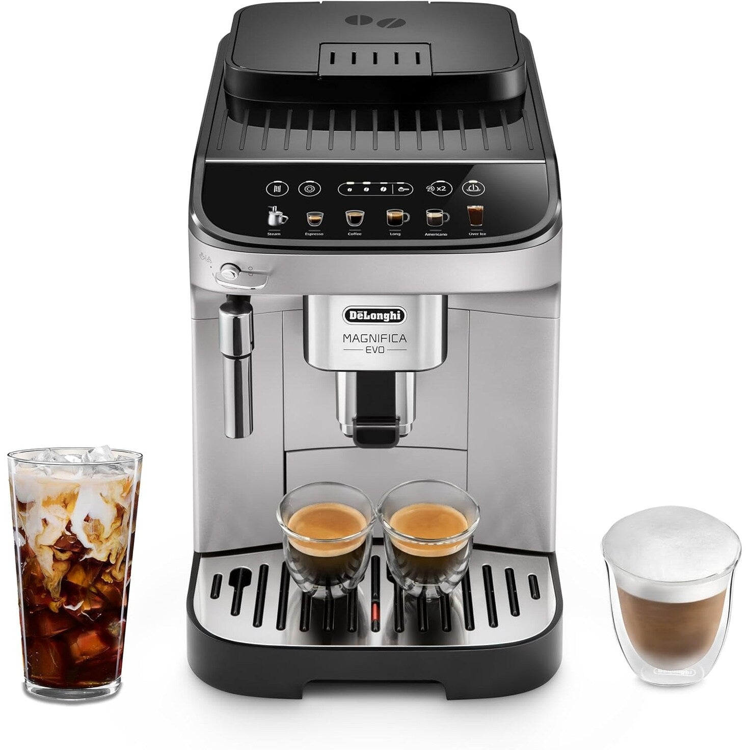 Macchina per caffè espresso automatica con montalatte manuale, macinacaffè integrato, ECAM29043SB