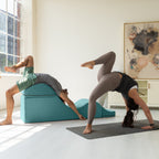 Chaise longue convertibile Avana Kami / Yoga e massaggio - Pouf 2 in 1 con poltrona yoga pieghevole nascosta, microvelluto - N/D