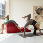 Chaise longue convertibile Avana Kami / Yoga e massaggio - Pouf 2 in 1 con poltrona yoga pieghevole nascosta, microvelluto - N/D