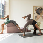 Chaise longue convertibile Avana Kami / Yoga e massaggio - Pouf 2 in 1 con poltrona yoga pieghevole nascosta, microvelluto - N/D