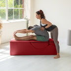 Chaise longue convertibile Avana Kami / Yoga e massaggio - Pouf 2 in 1 con poltrona yoga pieghevole nascosta, microvelluto - N/D