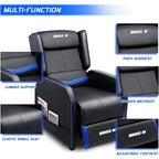 Divano reclinabile singolo ergonomico in pelle PU BOSSIN per soggiorno