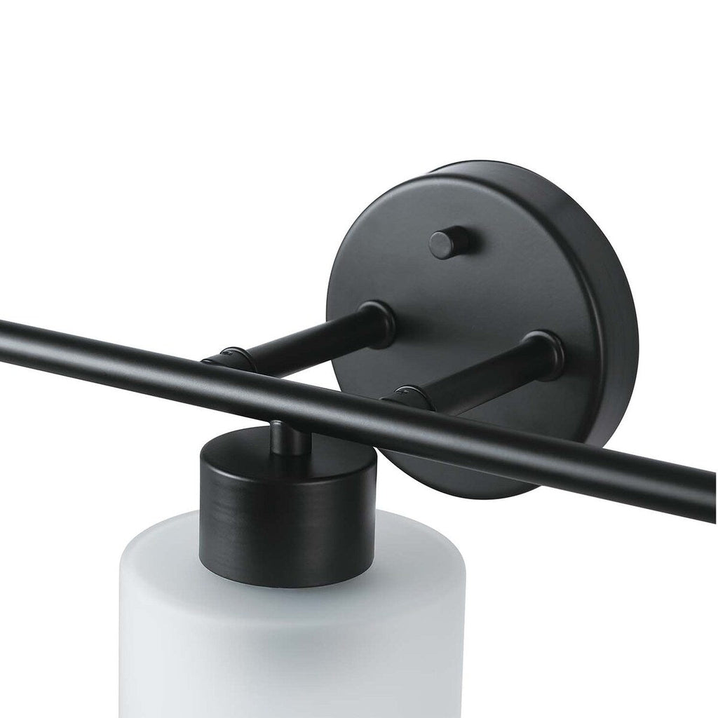 Lampada da bagno Bellevue Lydia a 3 luci, larghezza 23 cm, con finitura satinata