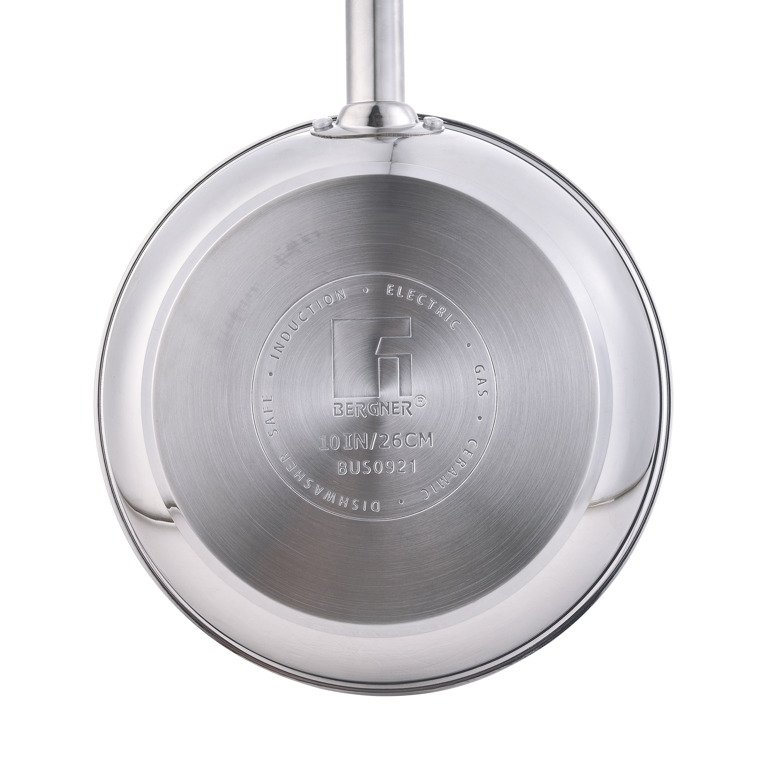 Bergner Set da 12 pezzi in acciaio inox lavabile in lavastoviglie e pronto per l'induzione