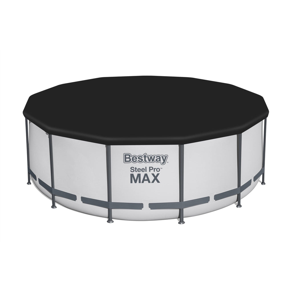 Piscina fuori terra rotonda Bestway Steel Pro MAX con pompa e copertura
