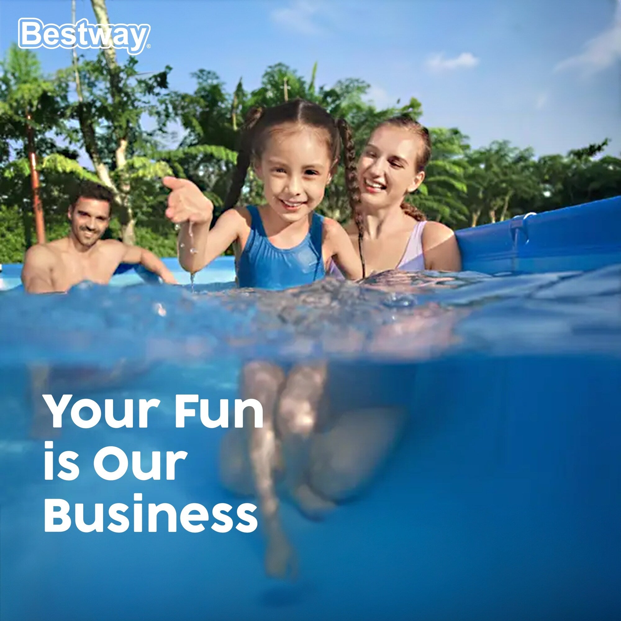 Piscina fuori terra rotonda Bestway Steel Pro MAX con pompa e copertura